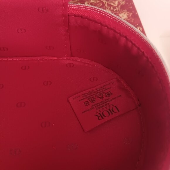 TWO DIOR RED PATENT VANITY CASE / PLEASE READ DESCRIPTION - Picture 7 of 16